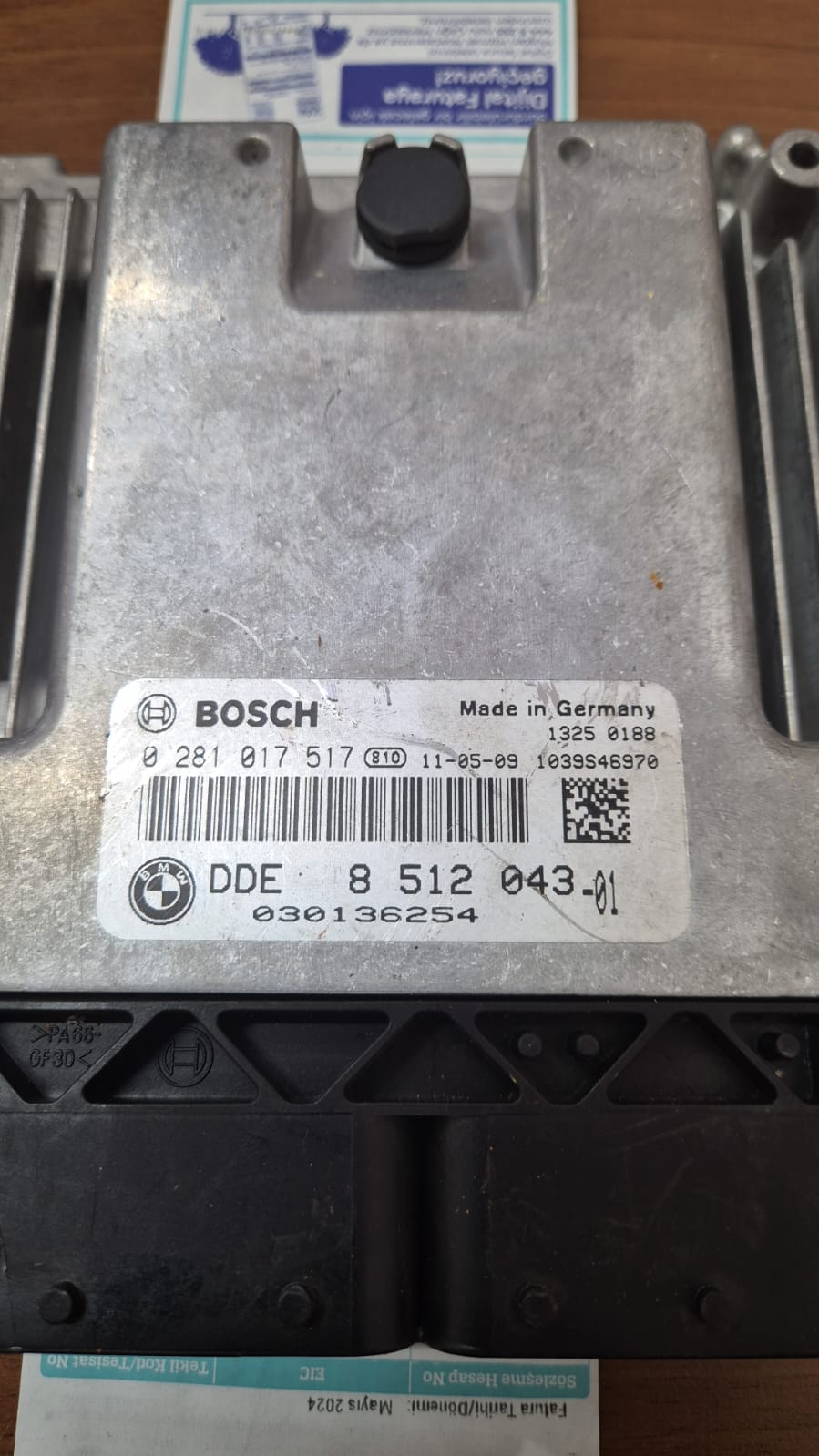 Bmw 318d Motor Beyni  EDC17C50-3.13 0281017517 BMW 8512043-01